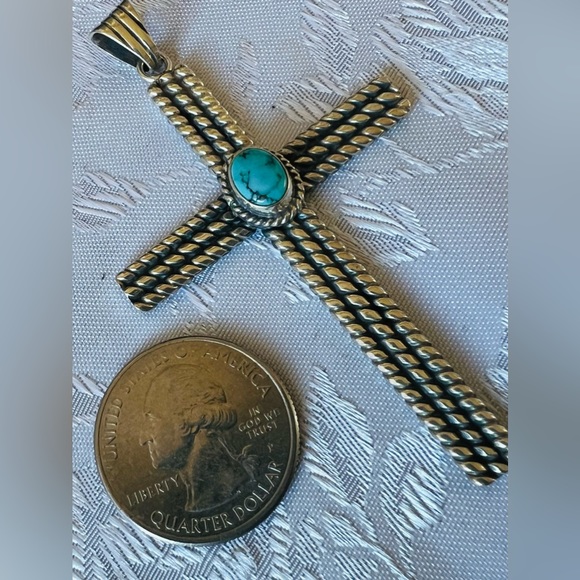 Source Unknown | Accessories | Twisted Sterling Silver Rope Cross ...